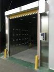 स्वचालित पीवीसी रोलिंग दरवाजे के साथ फॉगिंग मिस्ट स्टेनलेस स्टील एयर शावर